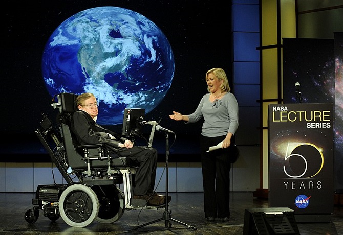 Stephen Hawking a Lucy Hawkingová