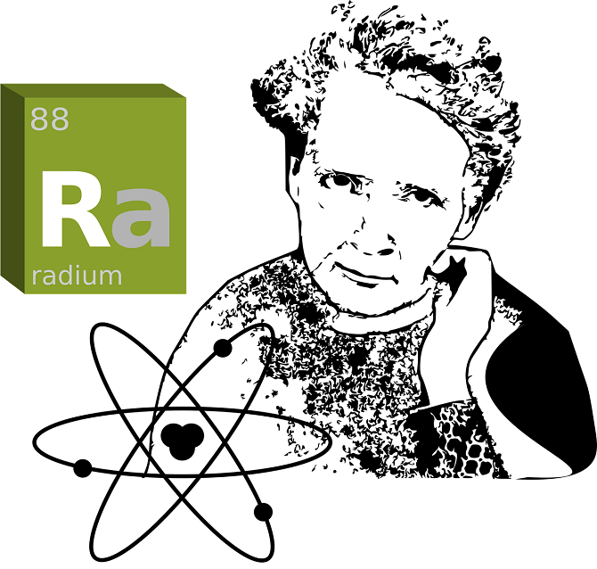 Marie Curie-Skłodowská a prvek radium