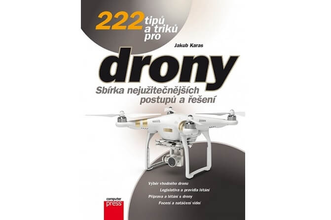 Kniha 222 tipů a triků o dronech