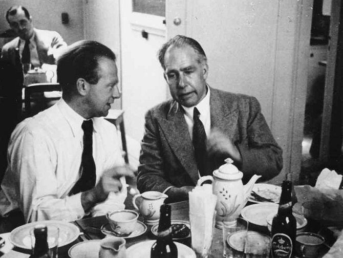 Werner Heisenberg a Niels Bohr