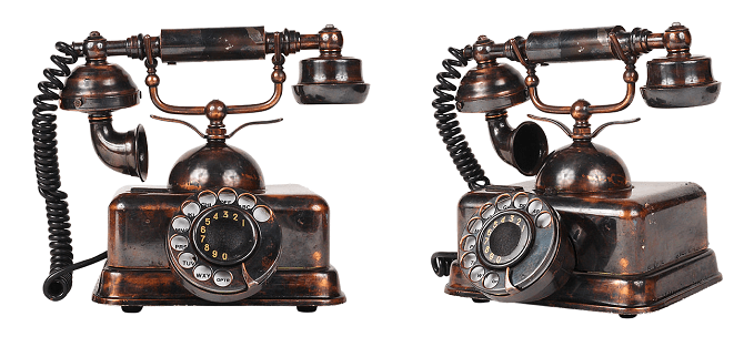 starý telefon