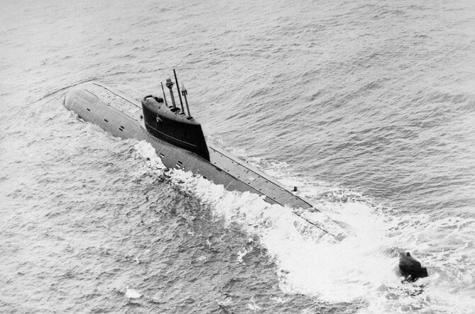 útočná jaderná ponorka Komsomolec