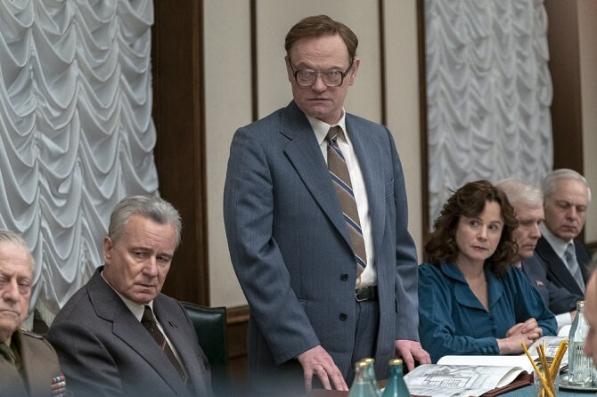 Jared Harris ztvárnil Valerije Legasova v populární minisérii Černobyl.