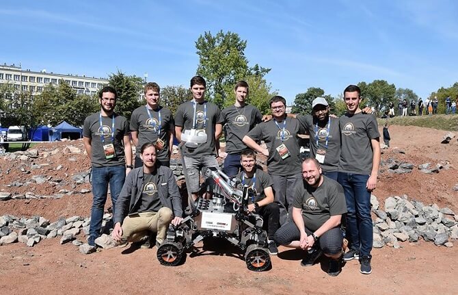 tým RoverOva na European Rover Challenge 2019