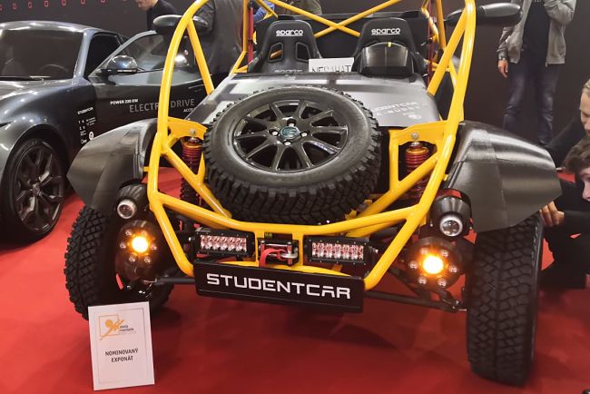 Elektro čtyřkolka E-buggy na Mezinárodním strojírenském veletrhu.