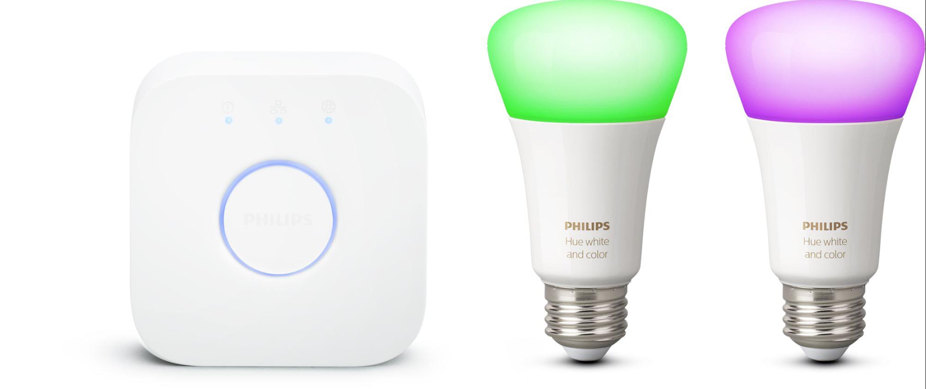 Chytré žárovky Philips Hue je možné ovládat prostřednictvím mobilního zařízení a nastavovat na něm například barevné tóny. 